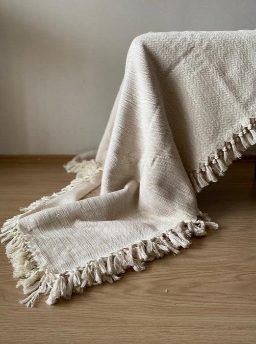 Throw Blanket | Beige