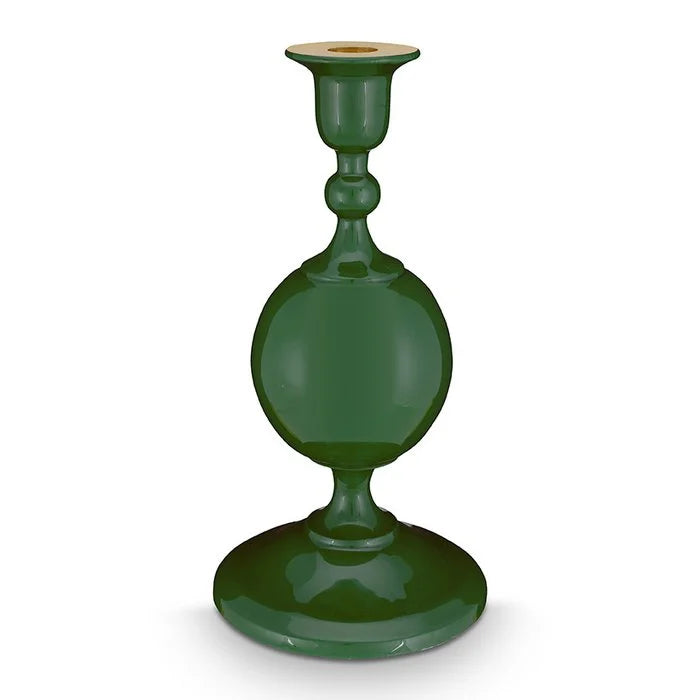 Metalen kaarsenhouder | Smaragdgroen | Klein