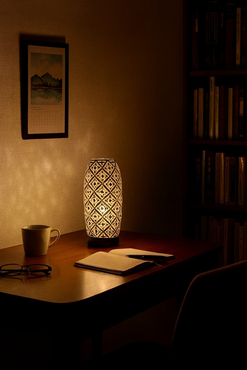 Camel Skin Lamp | Black