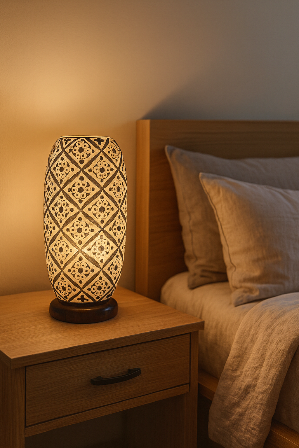 Camel Skin Lamp | Black