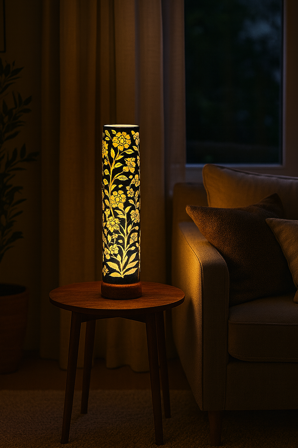 Camel Skin Lamp | Black | Large