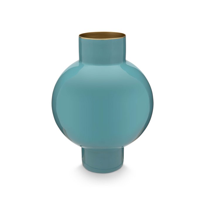 Metalen vaas | Zeegroen | Klein